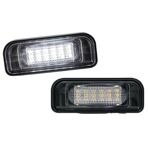 Luz matrícula LED para Benz W220 que soluciona bombillas fundidas