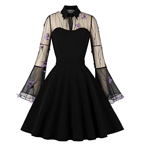 Robe en dentelle pour mariage et cocktail chic coupe trapèze flatteuse
