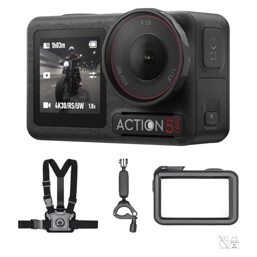 Caméra d’action 4K DJI Osmo Action 5 Pro avec batterie 4h et capteur 1/1,3 pouce pour VTT