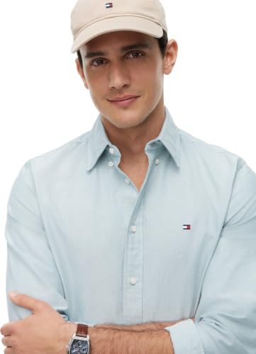 Tommy Hilfiger Men Shirts SOLID Heritage Oxford RF SHIRTMW0MW35774 Green (Ornamental Green), XS – Ansicht 3