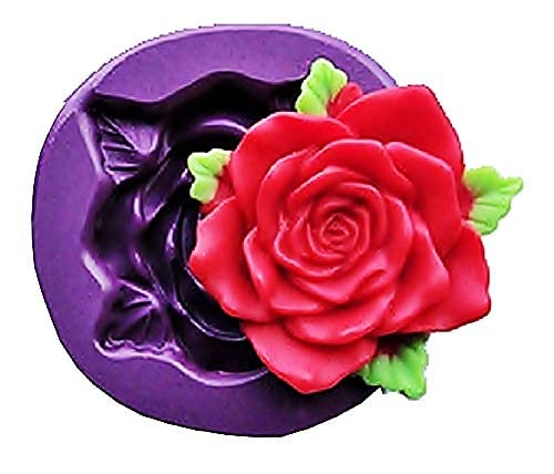 Stampo in silicone a forma di rosa per la produzione di resina, candele