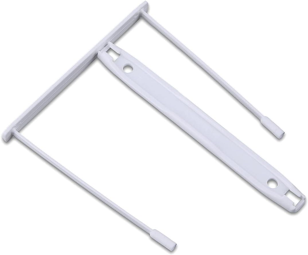 Office Products Archive Clip - Pack of 50 - White E-Clip 8 cm Perforated - Made From 100% Recycled Plastic - File Binder Files - Unbreakable