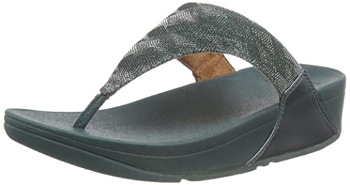 Image of FitFlop Women's Lulu Glitter Toe-thongs Open Toe Sandals