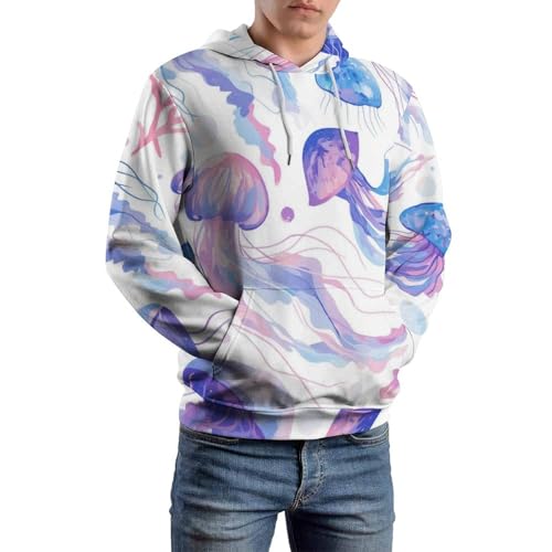 Pullover méduse violette confortable pour affronter la fraîcheur - 6