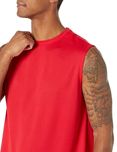 Image of Amazon Essentials Men's Gym Tank Tops, Moisture-Wicking Dry Fit Breathable Muscle Shirts, Pack of 2