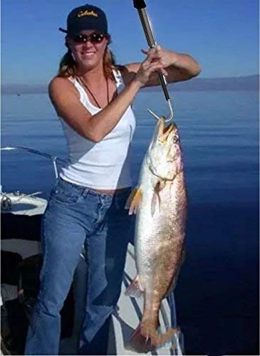 SANLIKEギャフ 釣りギャフ アルミ 伸縮式 魚釣り ショアギャフ シーバス 青物釣り 90cm テレスコ仕様 フィッシュギャフSC-88 7枚目