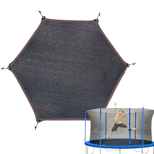 Trampolin Sonnenschutz Abdeckung | Trampoline Überdachung Trampolinzubehör | Sonnenschutz TrampolinZelt Abdeckung | UV-Beständige Sonnensegel