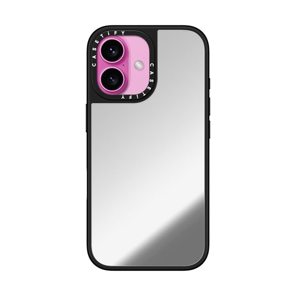casetify 16pro ミラー ブラック Amazon.com: CASETiFY Mirror iPhone 16 Case [Reflective / 4.9