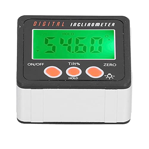 Buscador de ángulos digital con base magnética y LCD miniatura 3