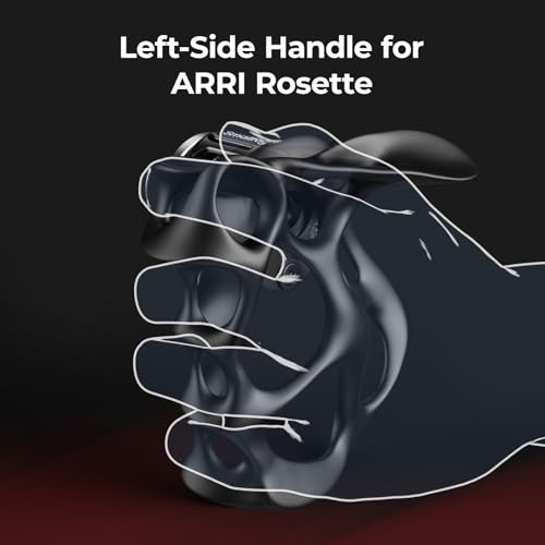 Image of SMALLRIG 360 Rotating Hollow Left-Side Handle for ARRI Rosette, 15kg / 33lb Load for Camera Cages & Shoulder Rigs