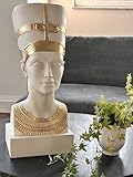 Wunderschöne Büste von Nofretete, Königin von Ägypten. 52 cm.