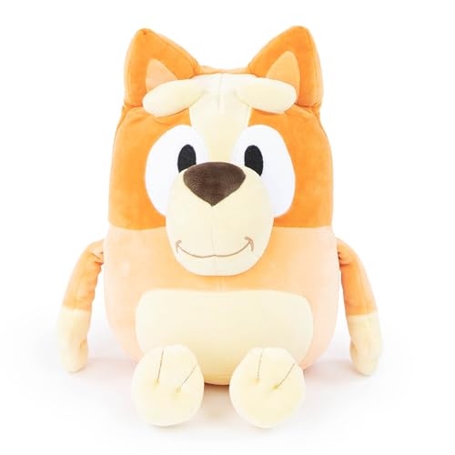 Image of Jay Franco Bluey Bingo 16 Inch Plush Pillow Buddy (Officially Licensed) | Super Soft Cuddly Stuffed Animal, Polyester Microfiber, Non-Toxic, Kids Gift for Bedtime & Travel, Cuddle Pillow