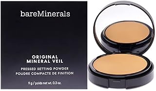 bareMinerals Original Mineral Veil Pressed Setting Powder - Sheer Tan For Women 0.3 oz Powder, brown