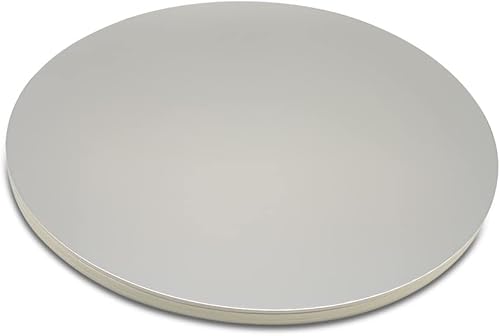 Mombake Tableros redondos para tartas, paquete de 10 soportes para tartas, base circular de cartón (plata, 10 pulgadas)