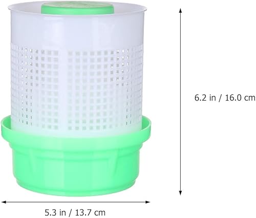 Miniatura 2 de Deshidratador de relleno de vegetales, Secador de escurrir de verduras Prensa de mano Secador de verduras Lavadora portátil Secadora de alimentos