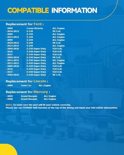 Image of PHILTOP New Alternator 11432N Compatible with Ford E-350 Super Duty, E-250 | 155Amp Alternator for E-350 Super Duty, E-250, Grand Marquis, E-150, Town Car, Crown Victoria, E-450 Super Duty