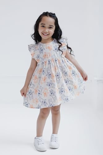 Bluey Cotton Gauze Matching Family Outfits Dress & Button Down Shirt & Shorts Infant to Little Kid Sizes (12 Months - 7-8)4