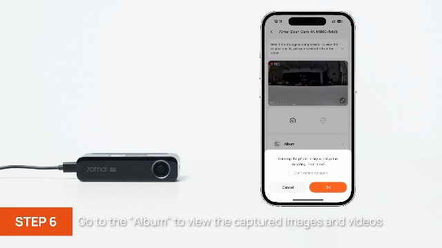 Amazon.com: 70mai 4K Dash Cam Front and Rear for Cars, STARVIS 2