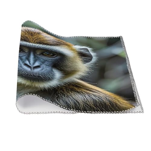 Set de table résistant à la chaleur The Silent Monkey en toile lavable et durable - 4
