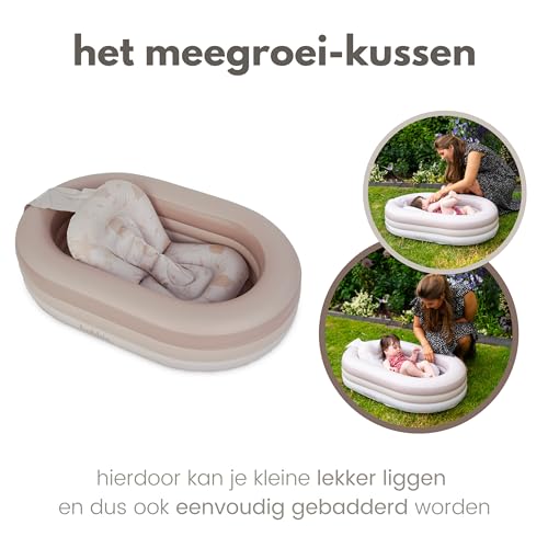 Bobbie. Aufblasbare Babybadewanne, Baby Duchbadewanne, Baby Badewanne Neugeborene von 0-48 Monaten Geeignet, Tragbar Faltbar Badewanne und Anti-Rutsch, Baby Schwimmbecken, Babybad – Bild 4