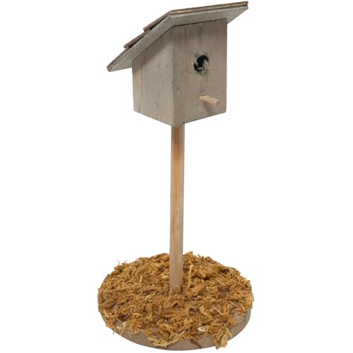 KUPITM6 Zubehör für Krippenset, Krippenzubehör-Vogelhaus, Wichtel...