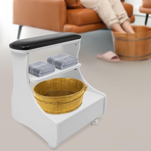 Carrito para pedicure con cajón y ruedas miniatura 4