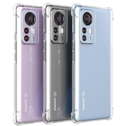 Xiaomi 12 Lite 5G Case Shock-Absorbent Transparent Slim Clear Gel Bumper Case Cover For (Xiaomi 12 Lite 5G) - Image 3