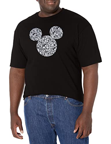 T-shirt Mickey Disney noir en XXL idéal pour un look urbain