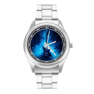 This watch is made of stainless steel, with a cool, refreshing feel that keeps you comfortable all day. Our wristwatch features a beautiful graphic design, is exquisite and lightweight, and is perfect for everyday wear, allowing you to easily check t...
