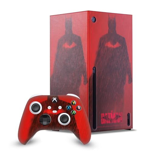 Affiches The Batman Pluie Rouge habillage Xbox Series X et manette