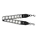 Lam Gallery 2" Wide Guitar Style Canvas Purse Strap for Shoulder Cross body Bag Replacement Strap for Adjustable 35"- 52" Handbags Strap-Flower Black White Silver