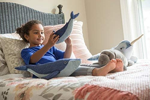 Miniatura 2 de Wild Republic Peluche Narwhal, animal de peluche, regalo para niños, océano vivo, 25 pulgadas