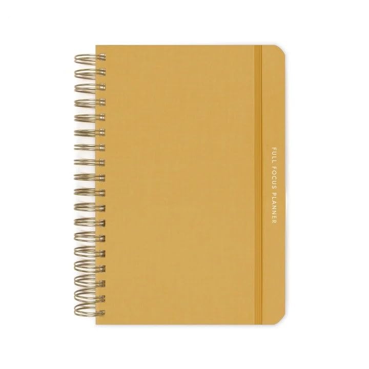 Full Focus Linen Coil Planner by Michael Hyatt - The #1 Daily Planner to Set Annual Goals, Increase Focus, Eliminate Overwhelm, and Achieve Your Biggest Goals - Hardcover (Finch)