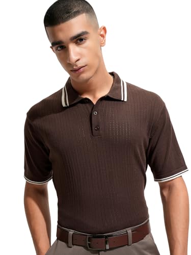Image of Highlander Men's Polo Tshirt | Flat Knit | Regular Fit | Polo T-Shirt for Man