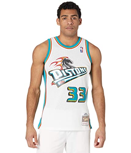 Mitchell & Ness NBA Swingman Jersey Pistons 98 Grant Hill White LG