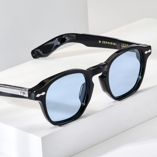 Image of HEPIDEM Acetate Glasses Frame Men Women Square Eyeglasses Optical Spectacles MZEPH