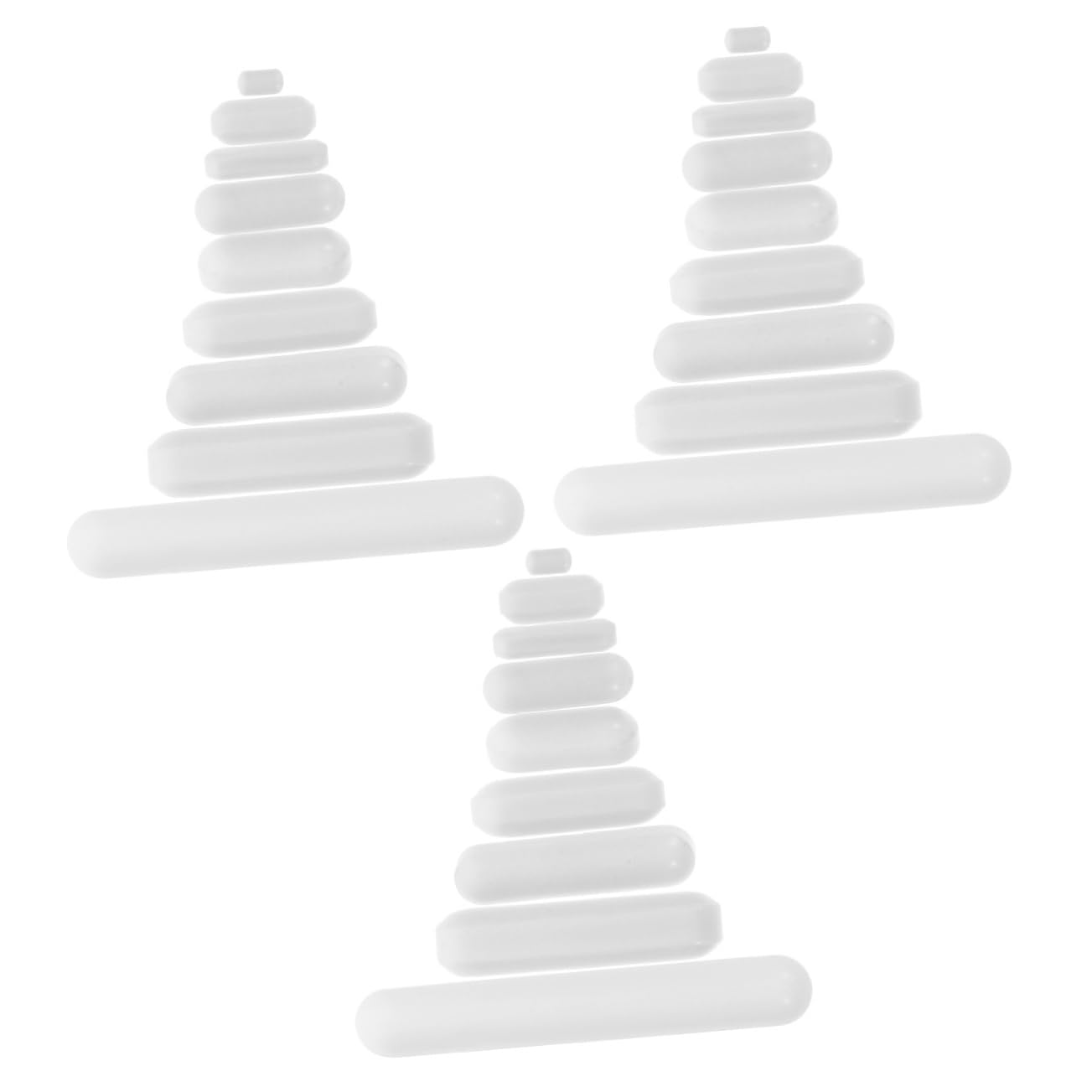 MAGICLULU 3 Sätze Magnetisches Rührstab Set Teiliges Ptfe Rührer Set für Labor Zylindrische Rührstäbe für Effiziente Mischvorgänge von Flüssigkeiten und Reagenzien