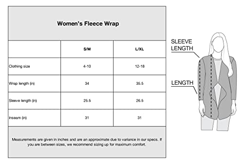 Sleepyheads Pajama Women's Fleece Long Sleeve Wrap Robe Cardigan With Pockets, Wrap- Heather Cranberry, Medium #TOP4