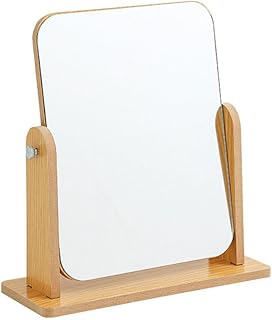 Luxshiny Espejo de tocador de madera, espejo ...