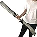 Produktbild damdos Halloween Prop Thanos Sword Cosplay Props 42.5 inch Thanos Double Edged Sword PU Foam Birthday Gifts