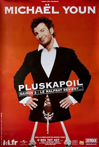 Poster Michaël Youn Pluskapoil 80X120Cm idéal pour un salon moderne ou un bureau