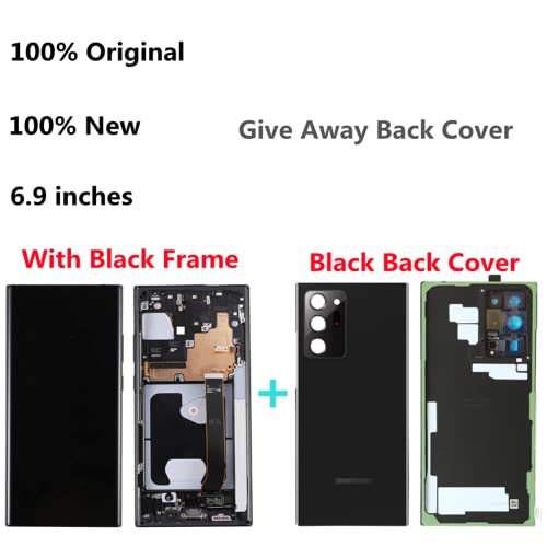 AMOLED Original para Samsung Note 20 Ultra 5G LCD Note20 Ultra SM-N985F N985F/DS N986B Display Touch