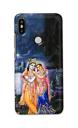 Image of Printed Hard Back Cover Case for Mi Redmi Y2 Back Cover (Radha Krishna) -1803