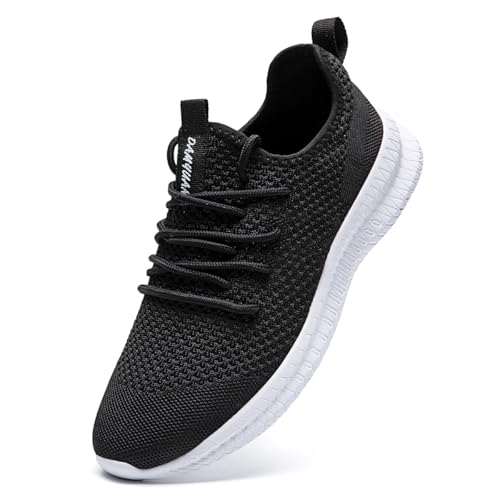 Image of Men's Walking Running Shoes Slip On Sneakers Non Slip Athletic Sports Tennis Fitness Casual Workout Gym Shoes Lightweight Trainers Fashion Soft Comfortable Shoe