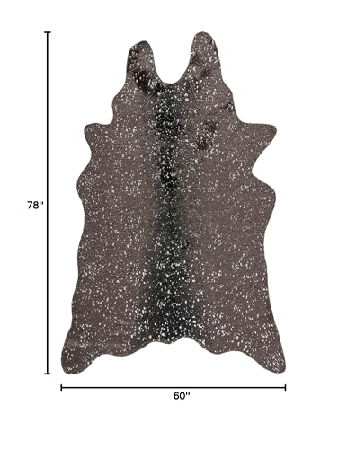 Tapete SAFAVIEH Faux Cow Hide 152x197 cm Gris Oscuro miniatura 2