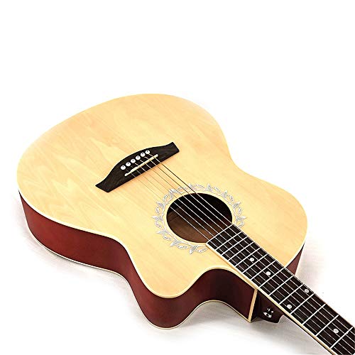 JTRHD Guitare Acoustique Full Bright Tochi Débutant Mise en Route Guitare Folk Acoustic Guitar Matte pour Adultes et Enfants (Couleur : Natural, Size : 40 inches) - Les Beatles, Paul McCartney, John Lennon, RIngo Starr, George Harrison JTRHD Guitare Acoustique Full Bright Tochi Débutant Mise en Route Guitare Folk Acoustic Guitar Matte pour Adultes et Enfants (Couleur : Natural, Size : 40 inches) – Image 3