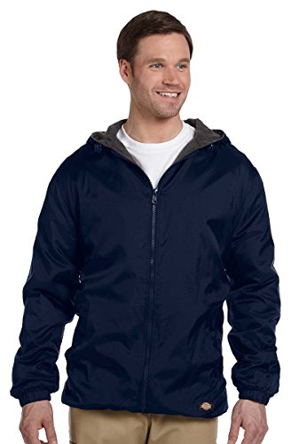 Dickies mens Fleece-lined Hooded Jacket2