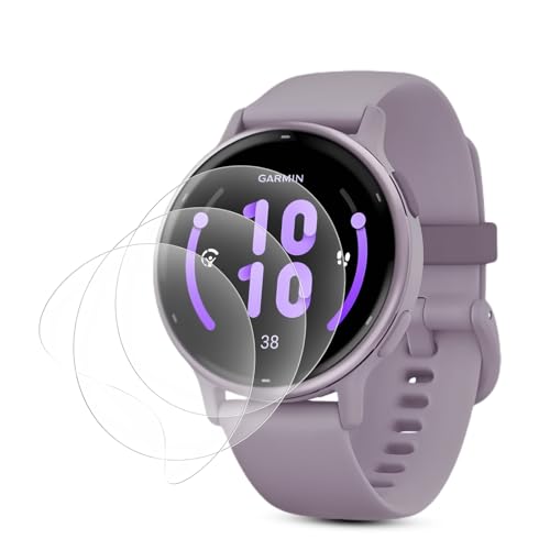 for GARMIN(�K�[�~��)vivoactive 5�p �ی�t�B�����y3���Z�b�g�zTPU�� for GARMIN vivoactive 5�t���t�B���� �����ߗ� �w��h�~ �Ռ��z�� �L�Y�C�� �C�A���X �ȒP�\��t�� �������h�~ vivoactive 5