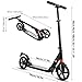 WeSkate Scooter for Adults/Teens, Big Wheels Scooter Easy Folding Kick Scooter Durable Push Scooter Support 220lbs Suitable for Age 10 Up Teens/Adults