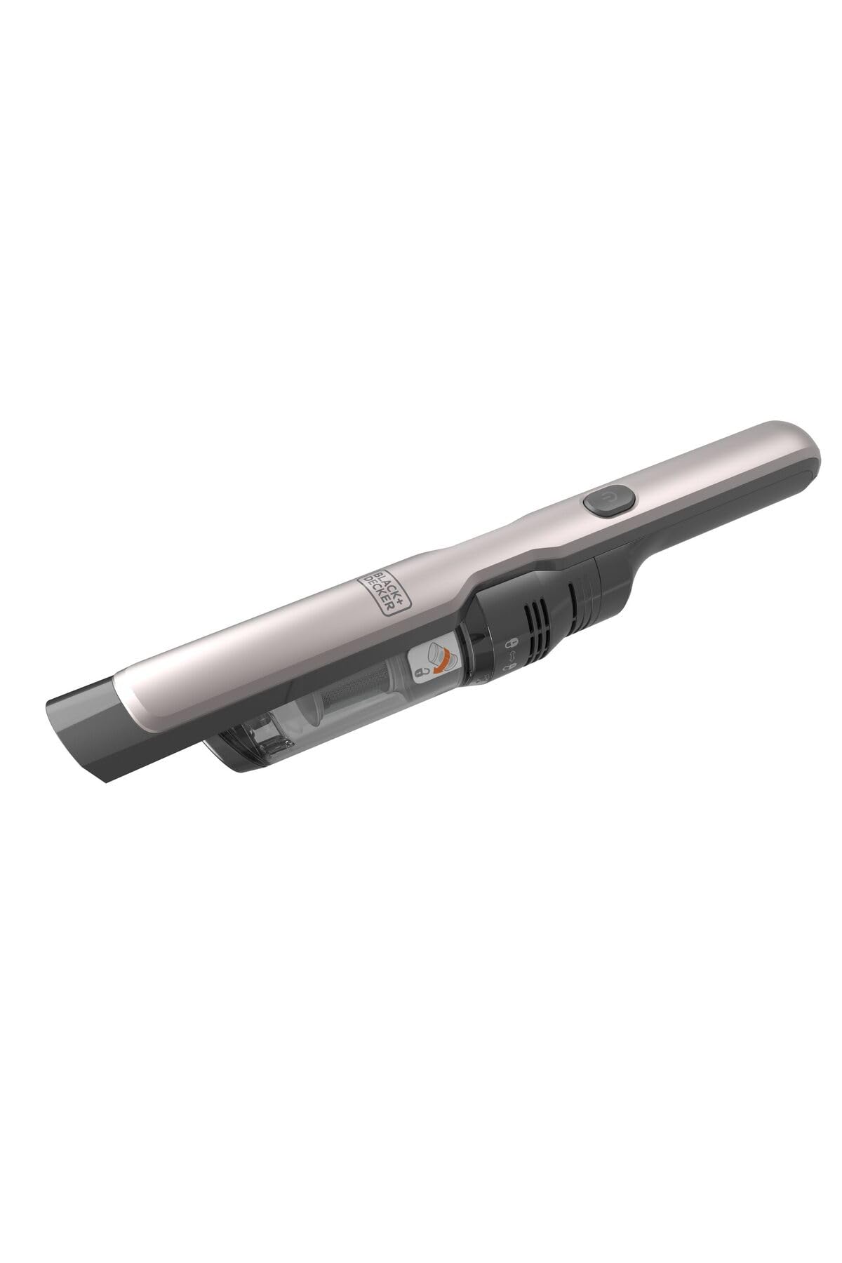 BLACK+DECKER, Aspirabriciole senza Fili Portatile con Motore Digitale Super compatto e leggero,Capacità 120 ml, Bocchetta a lancia e spazzolina,Batteria rimovibile, rose gold,12 V, 24Wh. DVC320BRG-QW